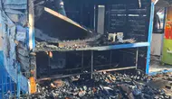 Cide sahilindeki kafede yangın paniği