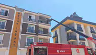 Kepez’deki apartmanda korkutan yangın