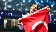 Hatice Kübra İlgün Kazakistan'dan çifte madalyayla döndü