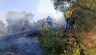 Bozdoğan’da alevler evlerin kapısına dayandı