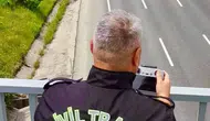 Bilecik yollarında havadan sıkı takip başladı