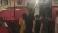 Bostancı metrosunda raydan çıkma paniği