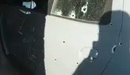 Siirt Baykan'da otomobile kurşunlu saldırı ve tehdit yazısı