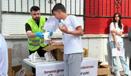Sincan'da sınav günü belediyeden öğrencilere kahvaltı desteği
