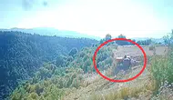 Manisa’da traktör kazası kamerada