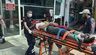 Karabükte inşaat kazası 4. kattan düşen işçi yaralandı