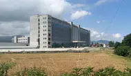Samsun'da hastane inşaatında korkutan kaza
