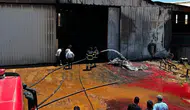Adıyaman'da tütün deposunu alevler sardı