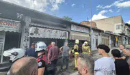 Edirne çarşısında yangın paniği