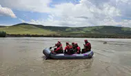 Aras Nehri’nde kaybolan genci 101 kişilik ekip arıyor