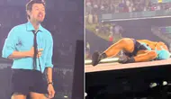 Harry Styles sahnede yere yığılınca hayranlarını panikletti