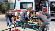 Çan yolunda kaza Otomobil ve motorlu bisiklet çarpıştı