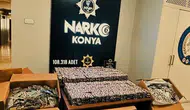Konya’da narkotik operasyonu 100 binden fazla hap yakalandı
