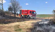 Tekirdağ'da hasat zamanı büyük yangın paniği