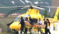 Erzurum’da kritik müdahale Ambulans helikopter hayat kurtardı
