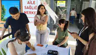Nazilli’de vücudunuzun yaşını öğrenmek için stantlar kuruldu