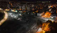 Kayseri'de trafik çilesini bitirecek kavşak projesinde gece mesaisi başladı