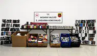 Aksaray merkezli dev operasyonla 25 milyonluk kaçak ürün yakalandı