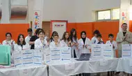 Sinoplu genç kaşifler uzay teknolojilerini görücüye çıkardı