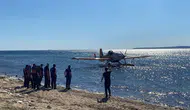 Çanakkale'de yangın söndürme uçağı denize zorunlu iniş yaptı