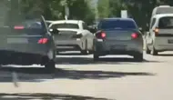 Elazığ trafiğini birbirine katan sürücü kameraya yakalandı