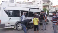 Antalya Serik’te işçi servisi kazası 5 yaralı