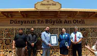 Adana'da arılar için devasa beş yıldızlı otel kuruldu