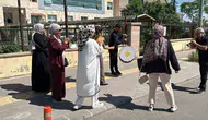 Diyarbakırda biten evliliğin ardından adliye önünde sıra dışı düello