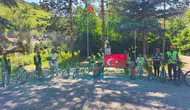 Kars sokaklarında bağımlılığa karşı pedal çevirdiler