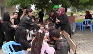 Siirtli gençler mezun oldukları köy okuluna vefa gösterdi