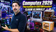 Computex 2026 fuarında bilgisayar kasaları sanata dönüştü