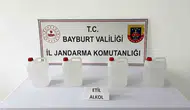 Bayburt jandarmasından kaçak içki operasyonu