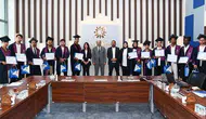 Erzurum’da yabancı öğrenciler Türkçe diplomasını aldı