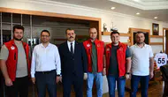 Vezirköprü Kaymakamı Özgür Kaya yeni görev yerine uğurlandı