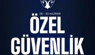 Cumhurbaşkanı Erdoğan özel güvenlik çalışanlarını kutladı