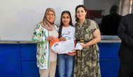 Çameli’de karne günü protokol öğrencilerin yanında