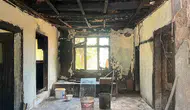 Eskişehirde bir ev yangınla küle döndü