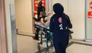 Adıyaman'da cadde ortasında motosikletli kaza