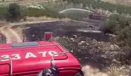 Mersin Mut’ta altı dekar bahçe küle döndü