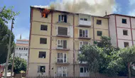 Çanakkale merkezde boş daireden dumanlar yükseldi