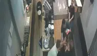 Kadıköy’deki kafede dehşet anları güvenlik kamerasına yansıdı
