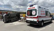 Çorum'da kavşak kazası 5 kişi yaralandı