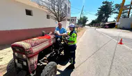 Kilis'te tarlalarda traktör mesaisi güvenlik denetimiyle başladı