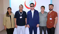 Midyatlı minik hastaların yüzünü Murat Kurşun güldürdü