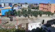 Reyhanlı'da tehlikeli şov duvara çarpınca bitti