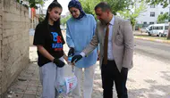 Diyarbakırlı öğrenciler doğayı temizleyip tekerlekli sandalye alıyor