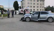 Iğdır Vali Konağı yolunda kaza 4 yaralı