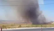 Büyükçekmece’de otluk alanda korkutan yangın