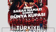 Kayseri Talas'ta sabah namazı ve milli maç coşkusu birleşiyor