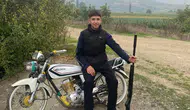Satılığa çıkardığı motorla kaza yaptı